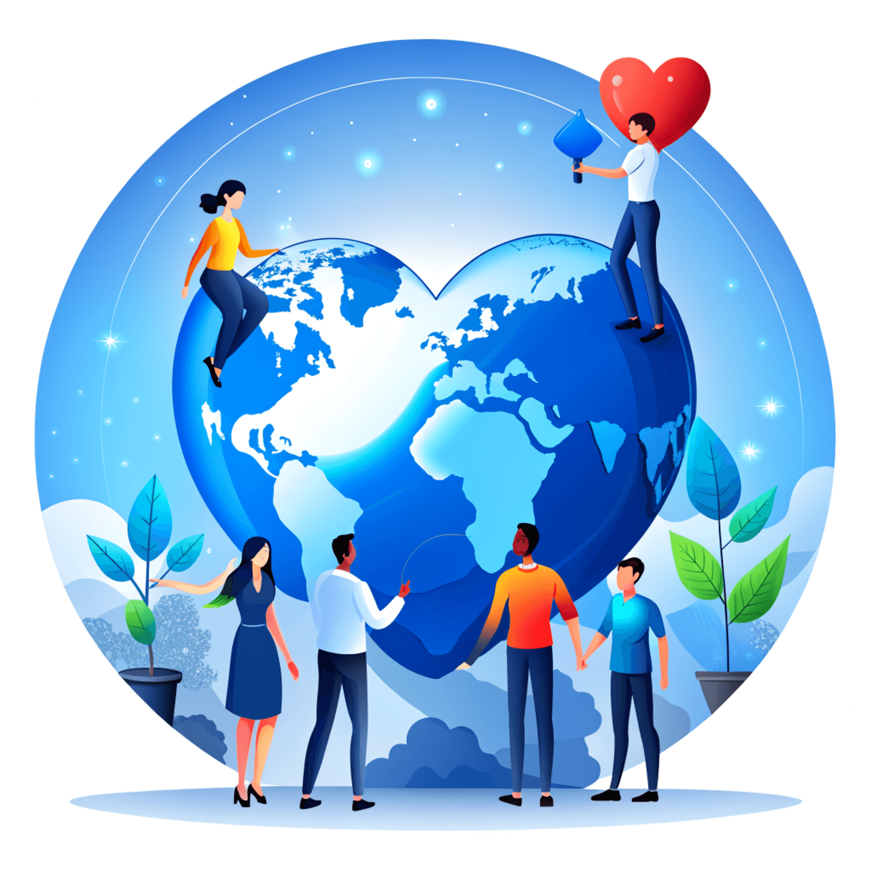 Social responsibility illustration